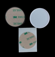 2 dobbeltklæbende mærker til popsockets med diamanter.